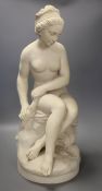 A composition classical figure of a nude, signed Dal Torrione, height 61cm