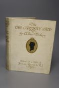 Dickens, Charles - The Old Curiosity Shop, signed and illustrated by Frank Reynolds,quarto, vellum