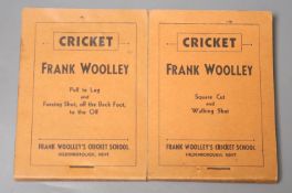 Frank Woolley's Cricket School, two flick books, 'Square Cut and Walking Shot' and 'Pull to Leg