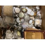 A large quantity of assorted pocket watches, pocket watch movements, parts and accessories.