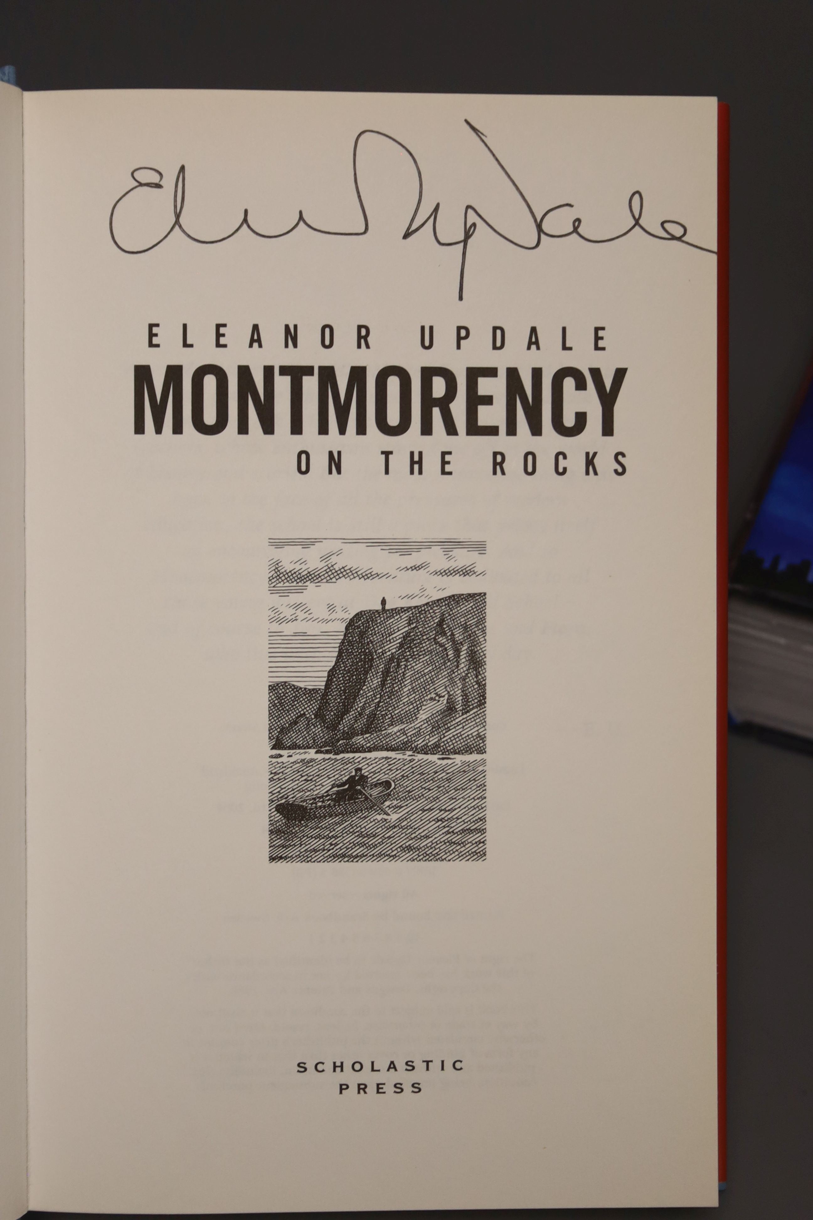 Updale, Eleanor – Montmorency On The Rocks, first edition, 8vo, hardback, signed (dj present, - Image 3 of 6