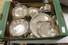 A quantity of plated wares