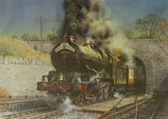 Terence Cuneo, signed print, 'King George V', signed by the artist and Peter Preior, one of 850,