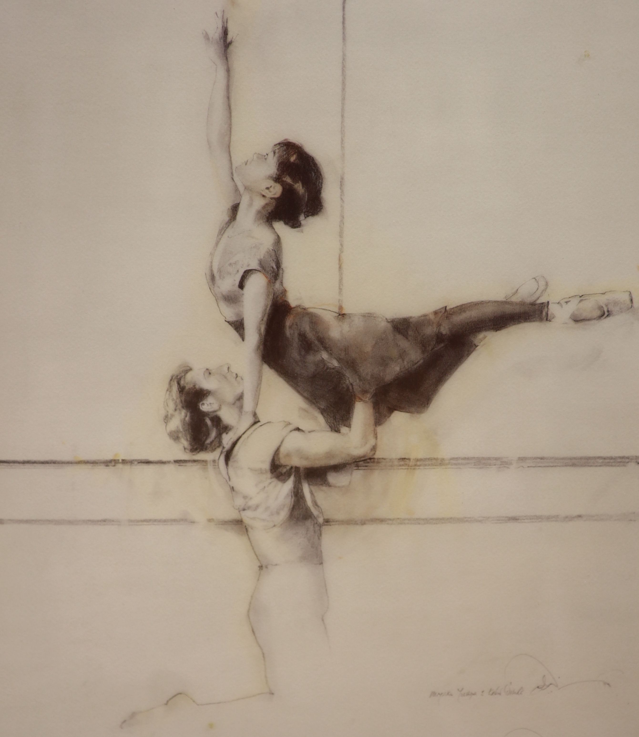 Charles Willmott (1943-), pair of limited edition prints, Studies of ballet dancers, signed in - Image 3 of 3