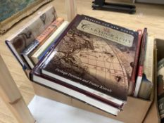 Map Reference Books, general and rest of world, approx. 17 vols