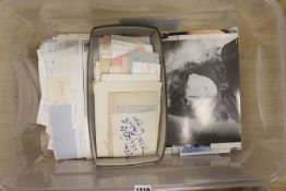 A collection of mixed autographs including John Travolta, Anna Paquin, Jane Seymour