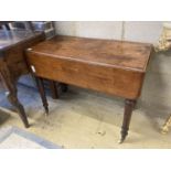 A Victorian mahogany Pembroke table, width 88cm, depth 43cm, height 70cm