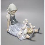 A Lladro group 'My Hungry Brood', no 5074, 17cm high
