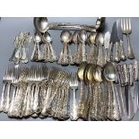 A matched part canteen of Canadian sterling cutlery, comprising one hundred and twenty items,