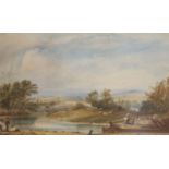 George Bryant Campion (1796-1870), watercolour, 'Old Highgate', signed, 27 x 41cm