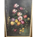 Oil on canvas, Still life of flowers