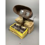 A stereoscopic viewer and Boer war slides etc