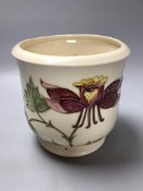 A Moorcroft jardiniere, height 17cm