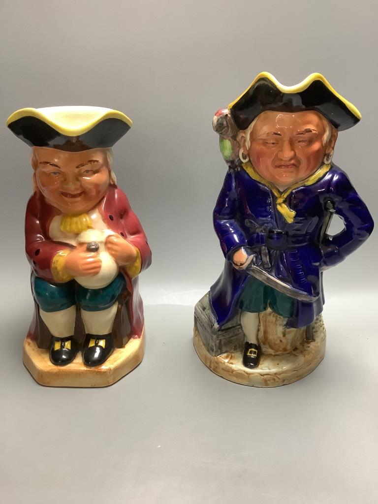 Two Royal Copenhagen figures, two character jugs, Royal Doulton, etc. - Image 4 of 4