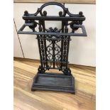 A cast iron umbrella stand76cm