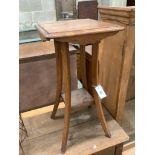 An oak Liberty type plant table