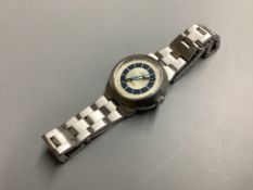 An Omega Geneve Dynamic stainless steel wristwatch, case diameter 27mm.