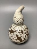 A Chinese gourd shaped vase, height 16cm