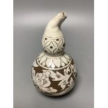 A Chinese gourd shaped vase, height 16cm