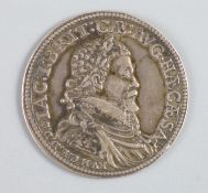British Medals, James I, Coronation 1603, the official silver medal, probably by Charles Anthony,