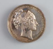 British Medals, William IV and Queen Adelaide, Coronation 1831, the official silver medal, by