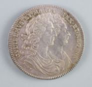 British Medals, William & Mary, Coronation 1689, the official silver medal, by John Roettier,