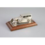 A George V miniature silver model of a Daimler Limousine, by Goldsmiths & Silversmiths Co Ltd,