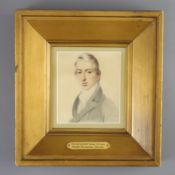 Attributed to Henry Eldridge (1769-1821)Portrait of J.M.W. Turner (1775-1851)watercolour over