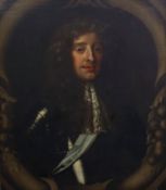 After Sir Peter Lely (1618-1680)Portrait of James IIOil on canvas75 x 62 cm