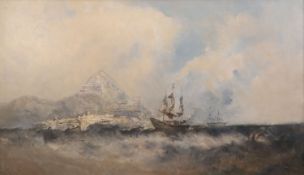 * William McAlpine (fl.1820-1883)Shipping off the Chinese? coastoil on canvas73.5 x 125.75cm