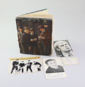 A 1960s album of rock musicians autographs including two sets of The Rolling Stones (includes Brian