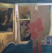 § Harold Mockford (1932-)Reflections, 1970Oil on board122 x 122 cm.