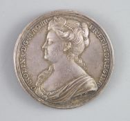 British Medals, George II: Queen Caroline, Coronation 1727, the official medal, in silver, by John