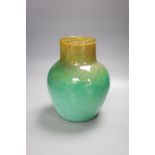 A large Monart glass vase, height 36cm