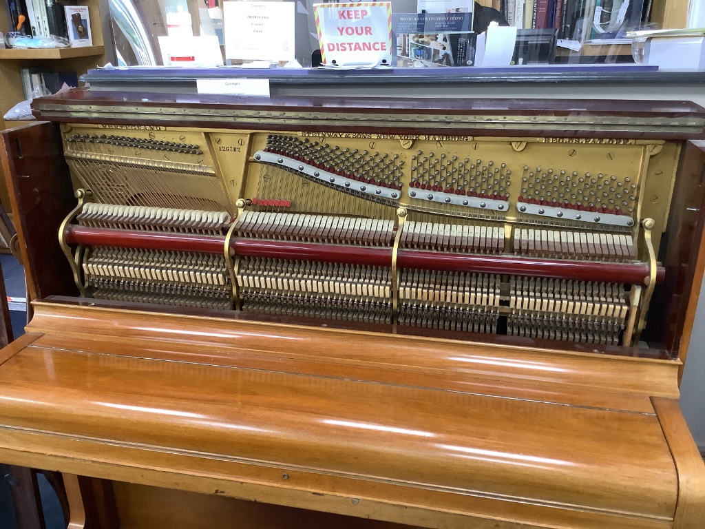 A Steinway & Sons Vertegrand upright piano, No. 126782 (1908) - Image 2 of 3