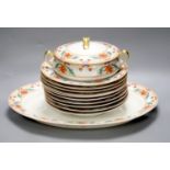 A Haviland Limoges part dinner service