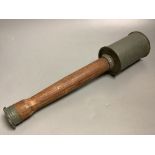 An inert WWI German stick grenade. Please note - only available to UK buyers. Collection only -