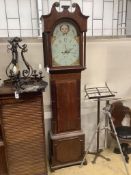 An early 19th century mahogany and oak eight day longcase clock marked Walker of Nantwich, height