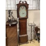 An early 19th century mahogany and oak eight day longcase clock marked Walker of Nantwich, height