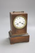 An Edwardian mantel clock, height 35cm