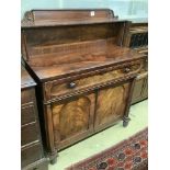 A Victorian mahogany chiffonier, width 104cm