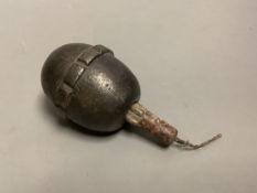 An inert German WWI egg grenade. Please note - only available to UK buyers. Collection only -