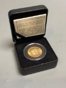A Royal Canadian mint gold $10 coin, 1913, about EF, 8.3g