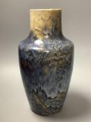 A large Ruskin vase, dated 1922, height 30cm