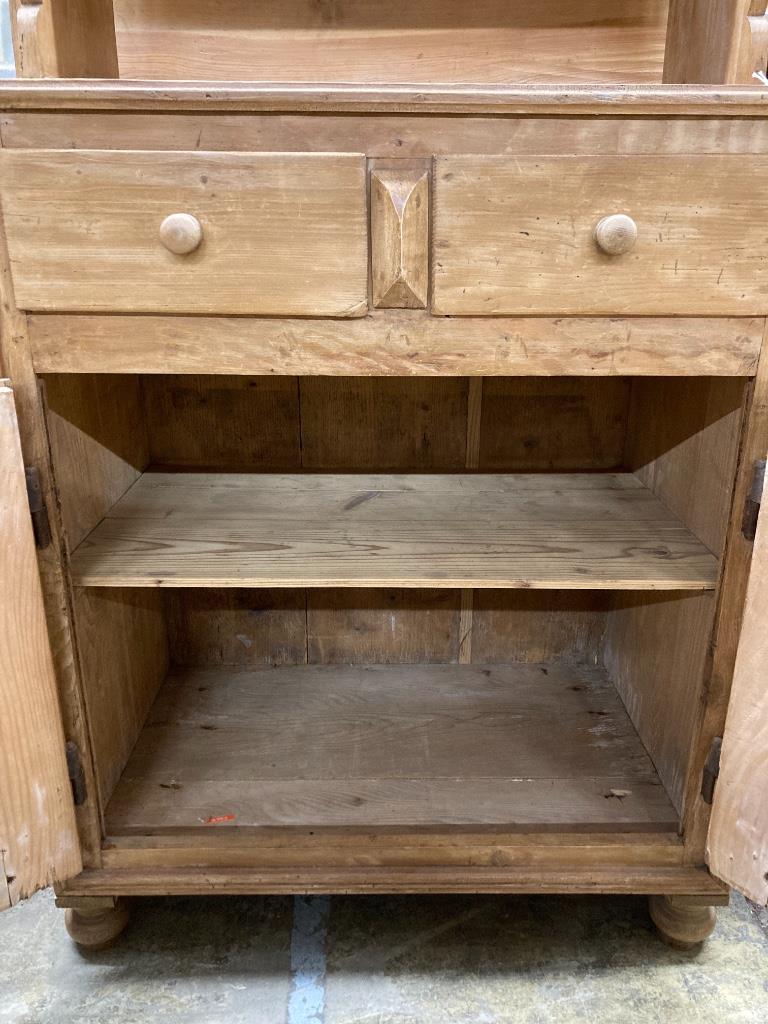 A pine chiffonier, width 80cm depth 50cm height 97cm - Image 2 of 4