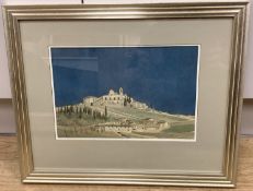 Charles Frank Trangmar (JOB) A.R.C.A.,(b.1889-?), watercolour, The Certosa, Florence, signed in