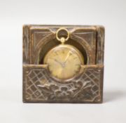 An 18ct gold open face keywind pocket watch, 1902,case diameter 41mm, gross weight 58.8 grams.