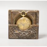 An 18ct gold open face keywind pocket watch, 1902,case diameter 41mm, gross weight 58.8 grams.