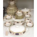 A Royal Crown Derby 'Derby Border' pattern part dinner service(approximately 55 pieces)