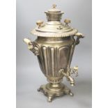 A plated samovar, height 55cm